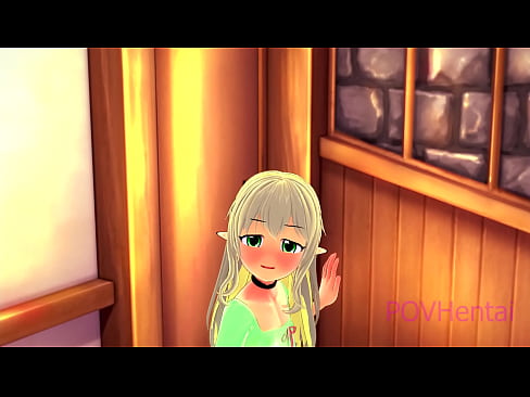 ❤️ (Pakute) Ọmọbinrin Elvish ṣe iranlọwọ fun ọ lati wẹ oju rẹ. ❤️❌ Iwa onihoho furo ❌